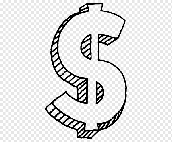 Деньги черно белые