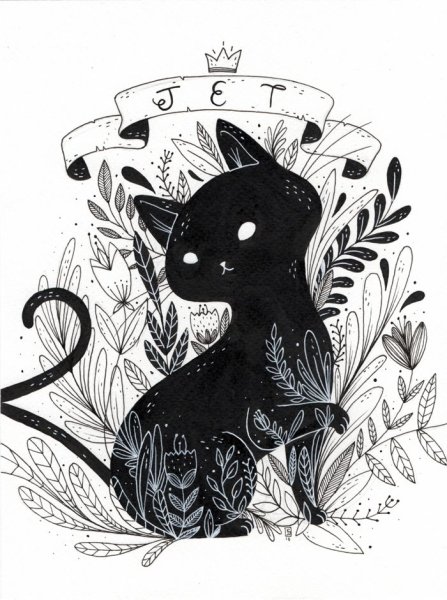 Черные рисунки