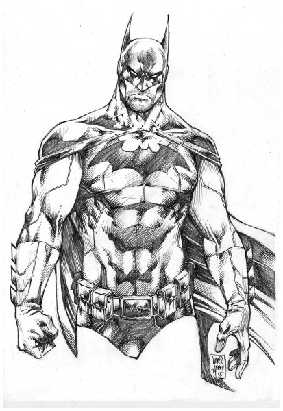 Бэтмен картинки карандашом
