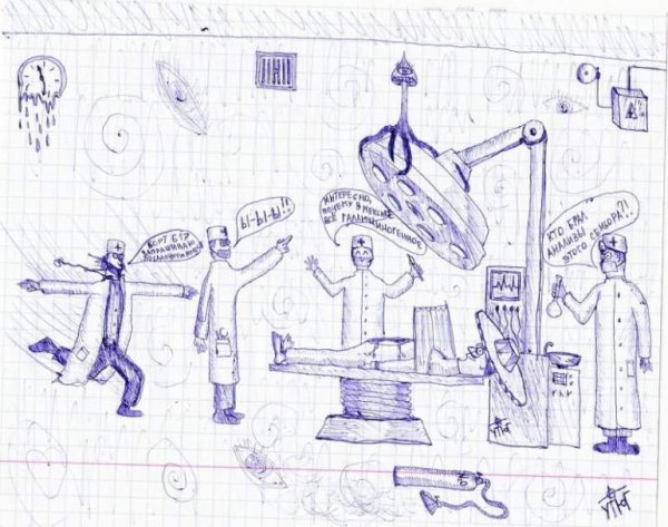 Прикольные рисунки в тетрадке