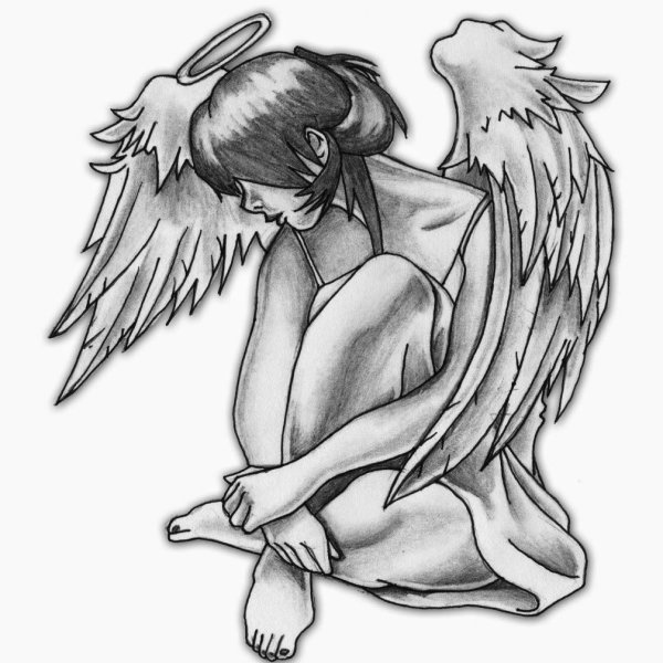 Ангел карандашом