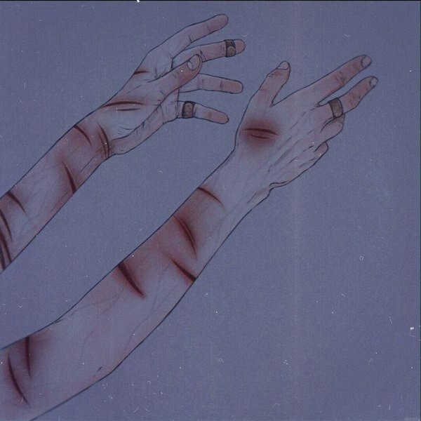 Шрамы порезы на прозрачном фоне