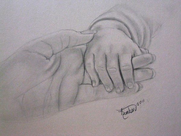 Рисунок ручкой романтика