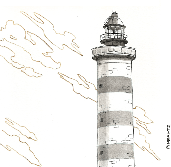 Архитектурный скетч Маяк