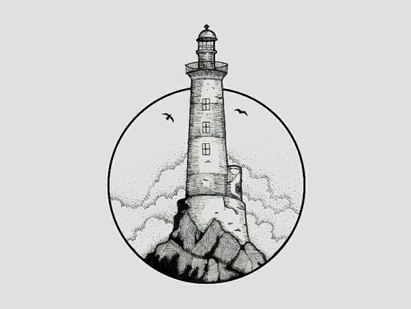 Маяк эскиз