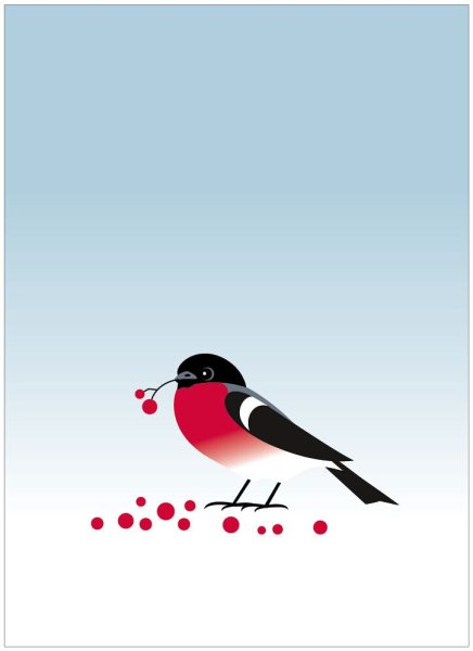 Снегирь рисунок для детей