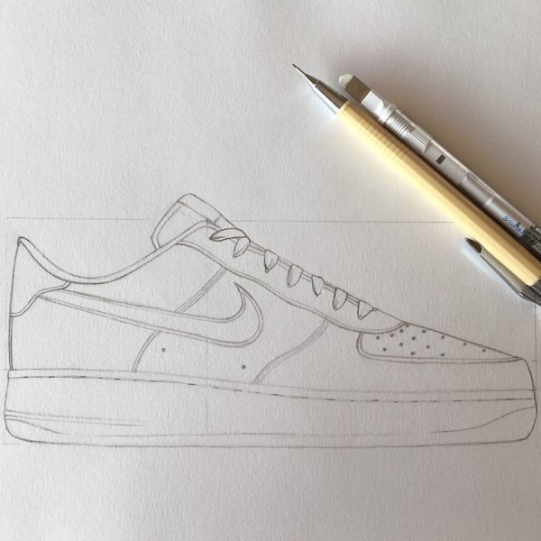 Nike Air Force 1 эскиз