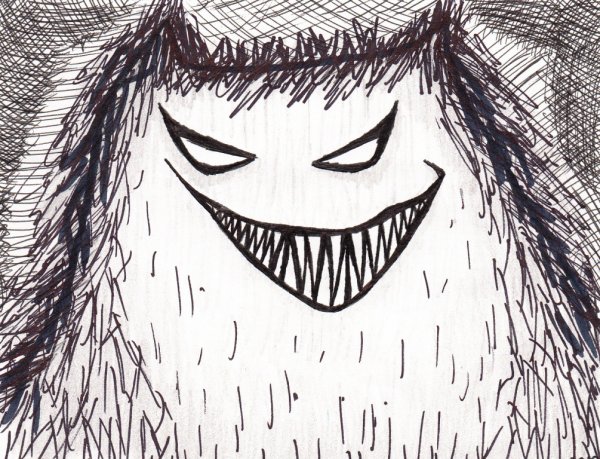 Улыбка карандашом