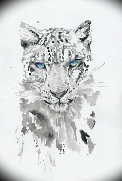 Снежный Барс тату