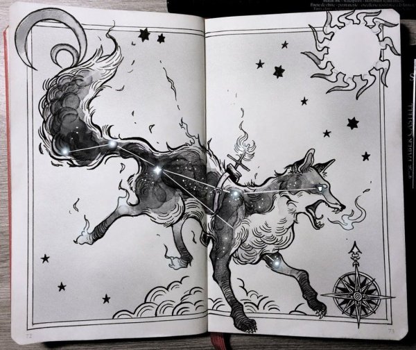 Рисунки для скетчбука в стиле фэнтези