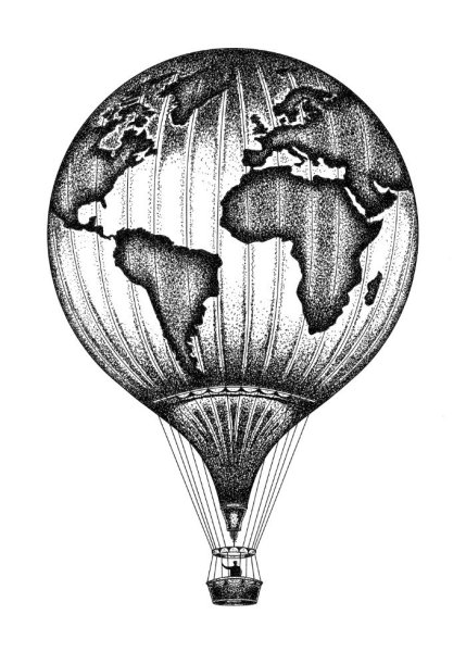 Планета земля эскиз