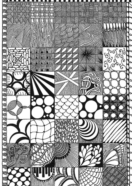 Декоративная штриховка