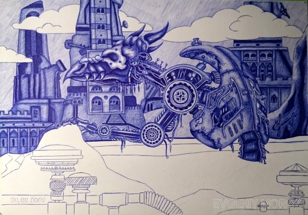 Рисунки ручкой игры