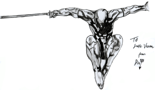 Ниндзя рисунок карандашом ручкой