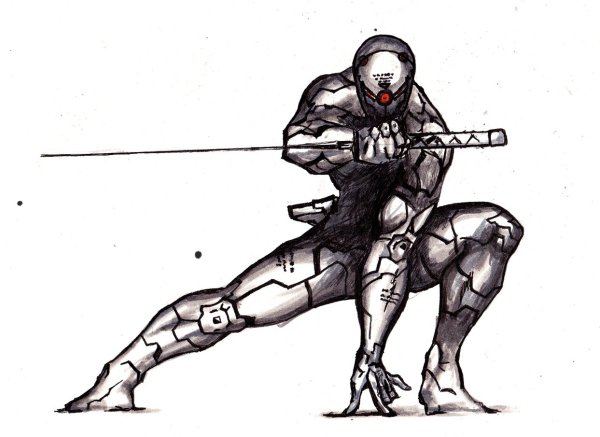 Киборг эскиз