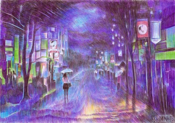 Марите Десайне рисунки цветными шариковыми ручками