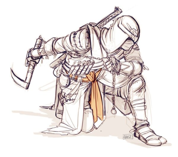 Ниндзя арт карандашом