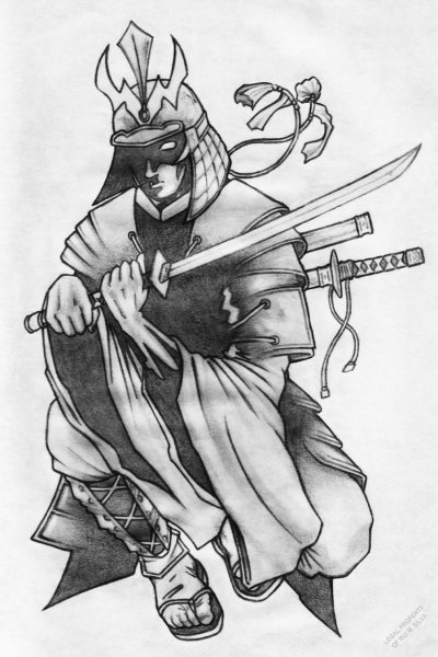 Ниндзя рисунок