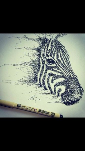 Рисование гелевой ручкой