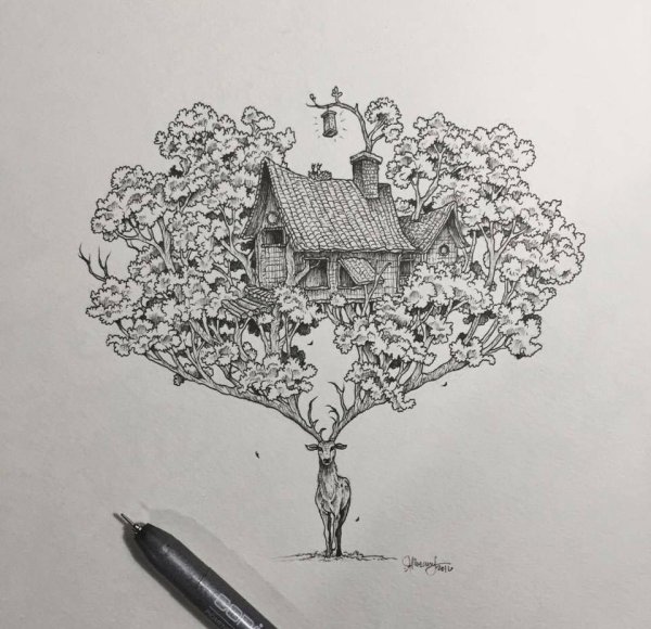 Альфред баша Alfred Basha рисунки