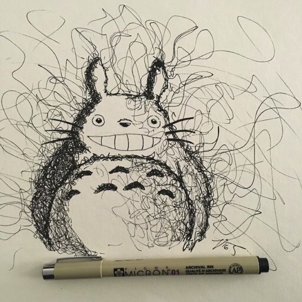 Рисунки для скетча необычные