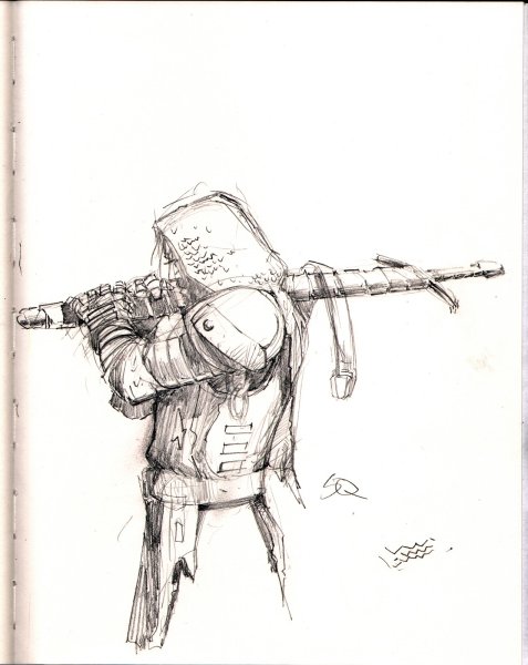 Рисунок героя рыцарь