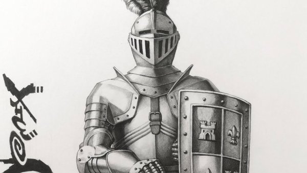 Рыцарь набросок