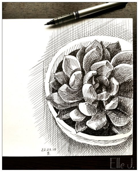 Зарисовки линером