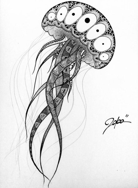 Медуза стилизация