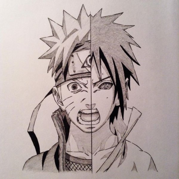 Наруто набросок