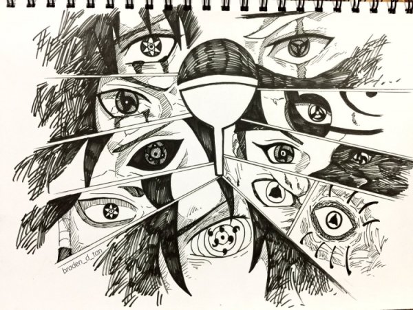 Madara Шаринган Манга