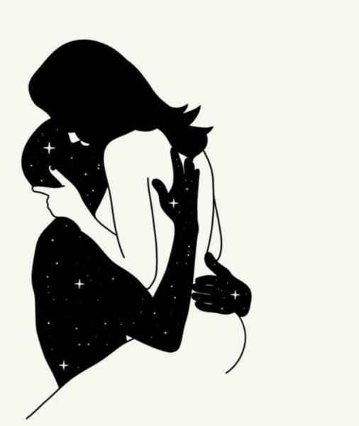 Любовь Минимализм рисунок