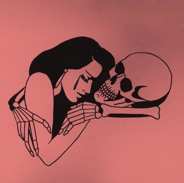 Рисунок белым на черном