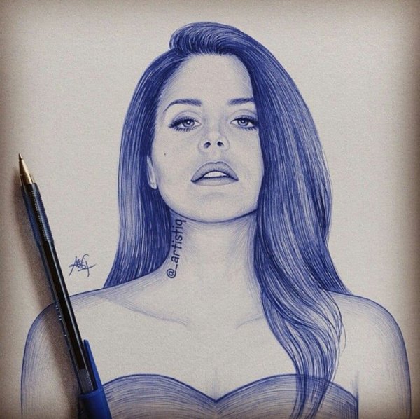 Зарисовки лица человека