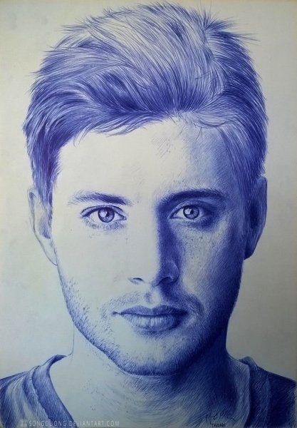 Рисунок портрет Коул Спроус