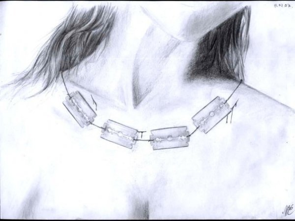 Нарисовать ключицы