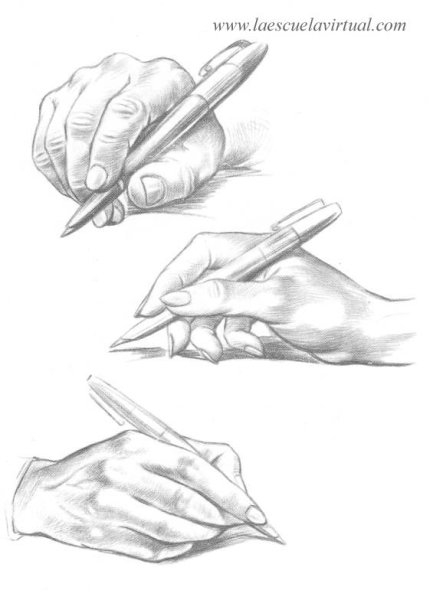 Руки карандашом