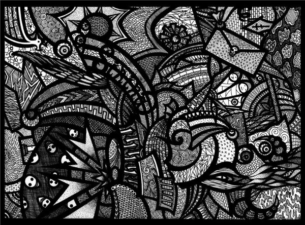 Рисование гелевой ручкой