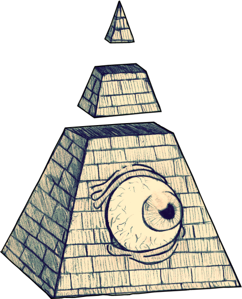 Пирамида иллюстрация