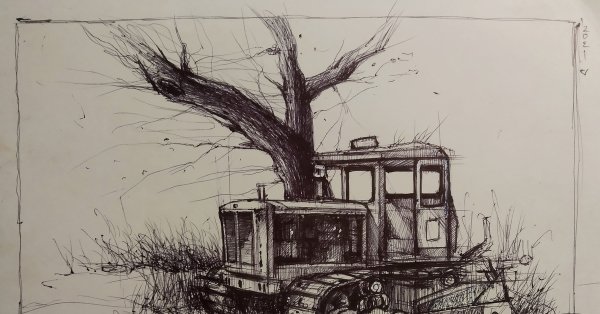 Трактор скетч