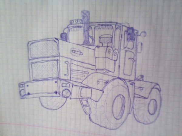 К700 Кировец трактор рисунок