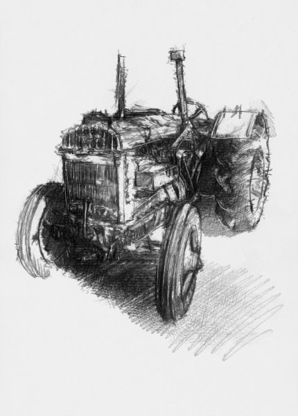 Зарисовки трактора