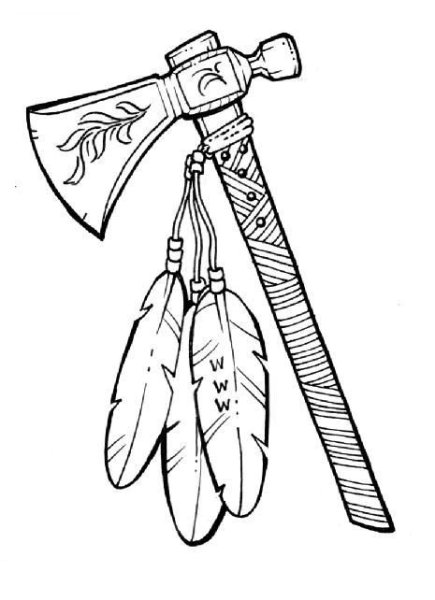 Плетенка на топорище резьба