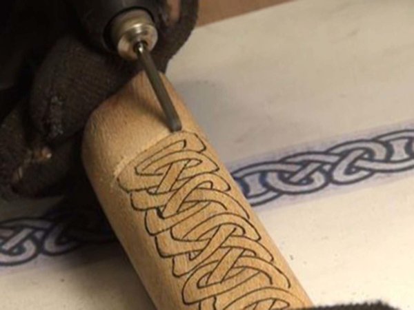 Чертеж таежного топора Григория Соколова