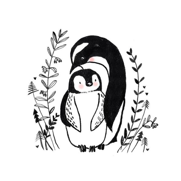 Пингвин Графика