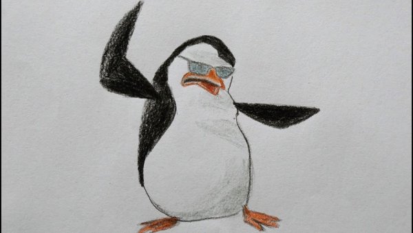 Идеи для рисования Пингвин