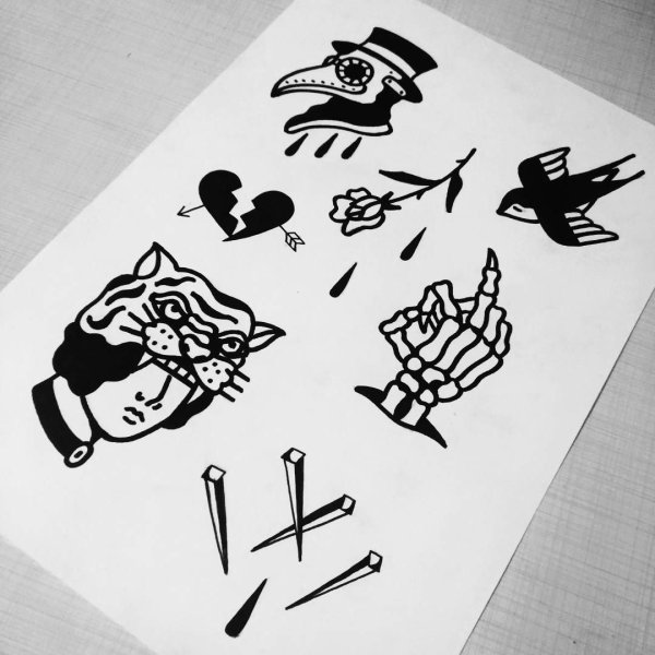 Эскизы тату для подростков