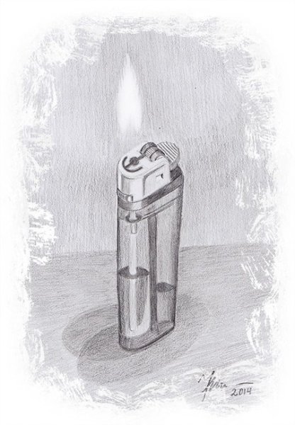 Зажигалка рисунок