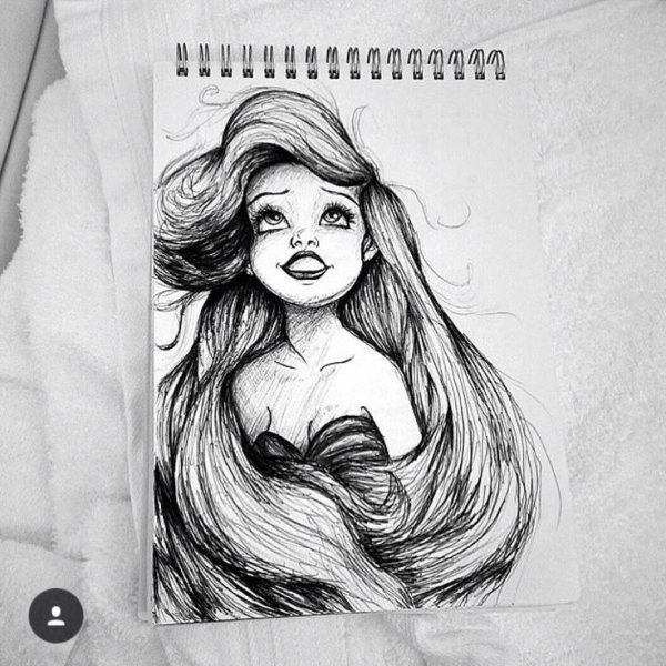 Рисунки для скетчбука Дисней