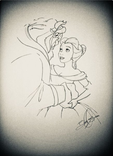Скетч Белль красавица и чудовище